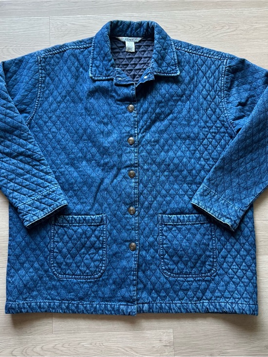 Jackets & Blazers - Vintage Quilted Denim Jacket